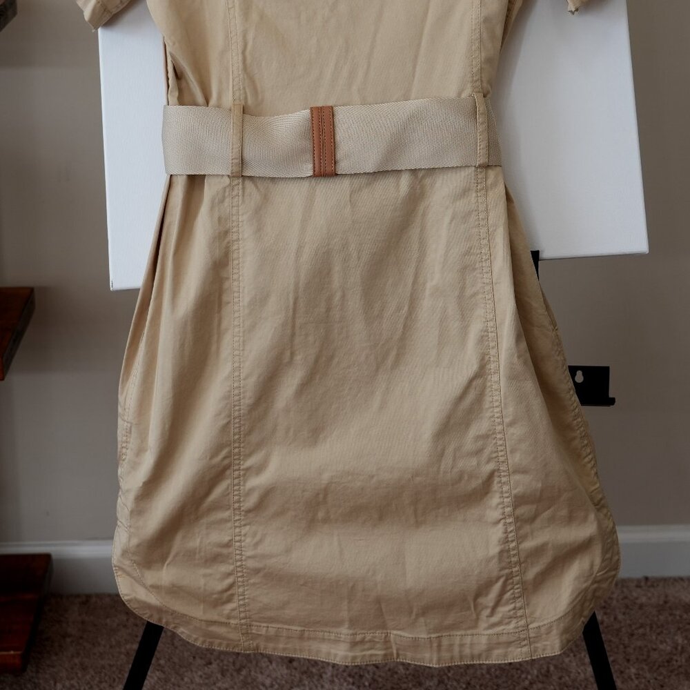 Lauren Ralph Lauren Belted Cotton Shirt Dress Size 6 - Picture 4 of 4